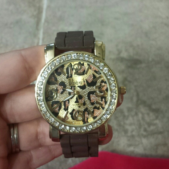 Cheetah print watch