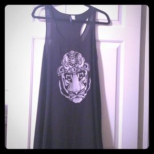 Chiffon medium dress