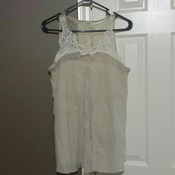 Charming Charlie sheer tank top