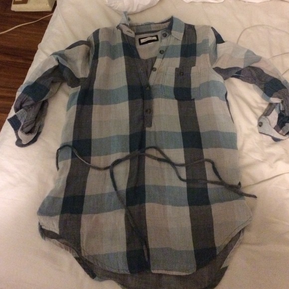 Plaid tunic