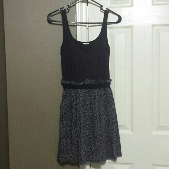Grey Cheetah print VS dress