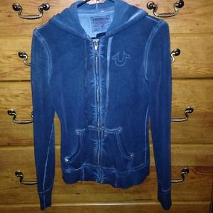 Blue true religion sweater