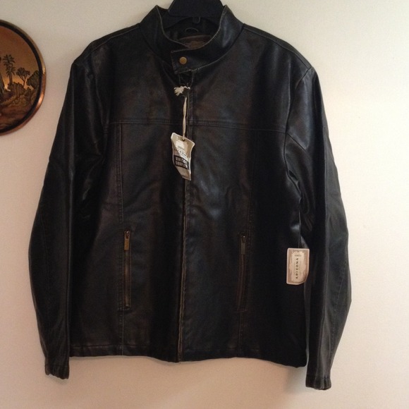 Arizona Dark Brown Men's Leather Jacket Size L