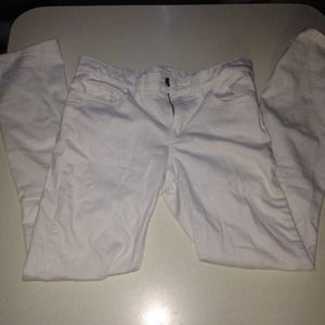 BCBG White Denim Pants