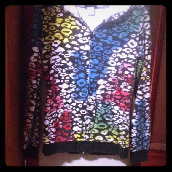 ☆Holiday Sale☆ Multicolor Leopard Print Hoodie