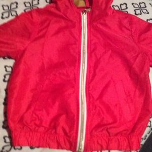 Red Fendi Toddler Windbreaker