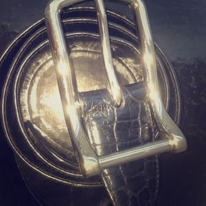 Ralph Lauren Black Alligator belt