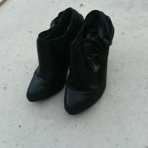 Wet Seal Black Boots.