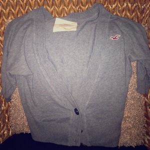 Grey Hollister comfy cardigan :) p