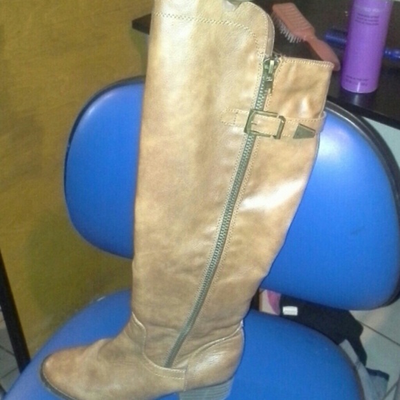 light brown boots