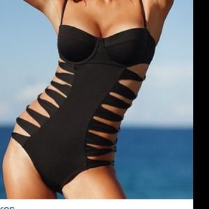 One Piece Cut Out Swimsuit!!