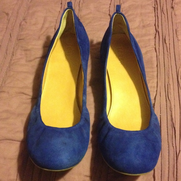 J. Crew Shoes - Suede cecelia ballet flats