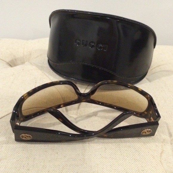 Authentic Gucci gg sunglasses tortoise gold brown - Picture 3 of 4