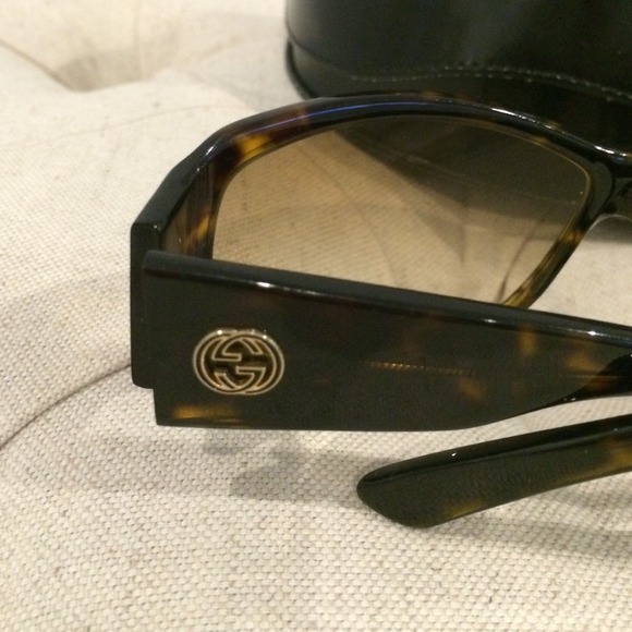 Authentic Gucci gg sunglasses tortoise gold brown - Picture 4 of 4