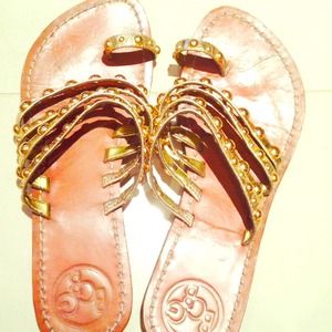 BCBG Girls Leather Sandals