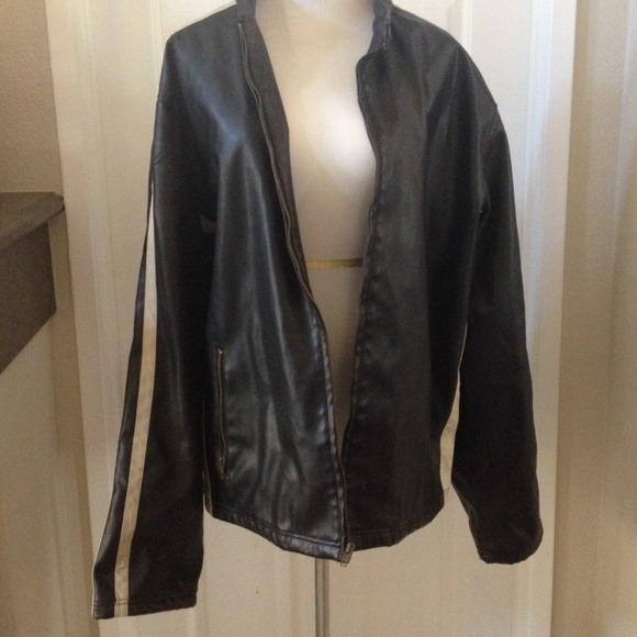 Men's Synthetic Leather Jacket