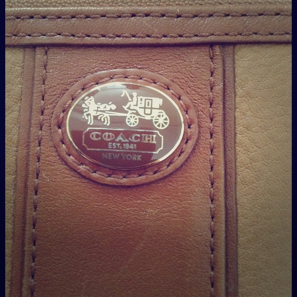 Authentic coach wristlet
