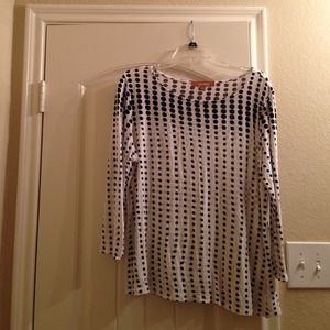 Black/White Polka Dot Shirt