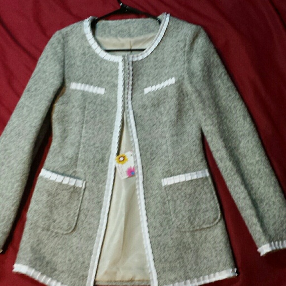 Stylish women's wool coat