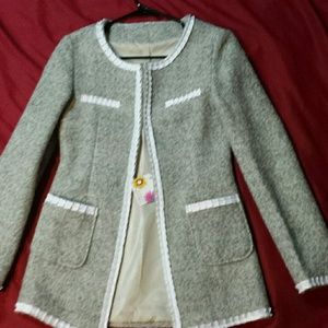 Stylish women's wool coat