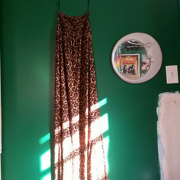 Brand new cheetah maxi dress!