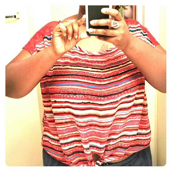 Sexy colorful top