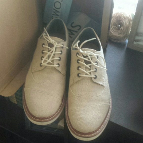 TOMS Shoes - Reduced Tom's brogues natural burlap