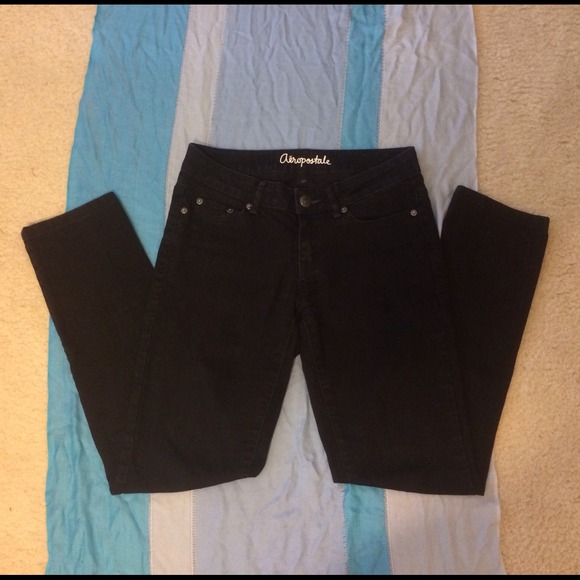 Aeropostale Bayla black skinny jeans.