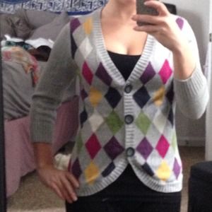 Argyle sweater