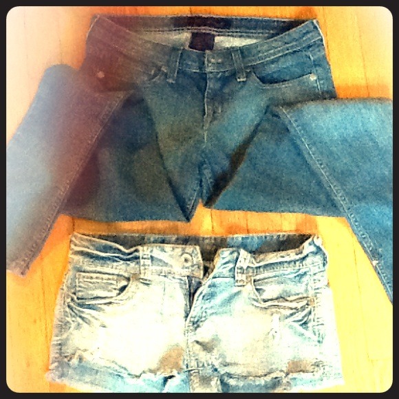 Two denim pieces