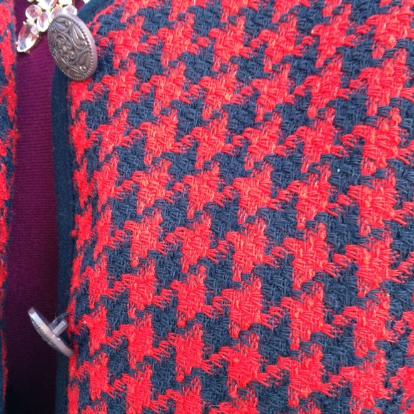 ⭐️Vintage preppy houndstooth blazer - Picture 3 of 4