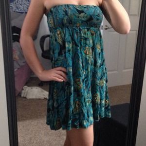 Tube top sun dress