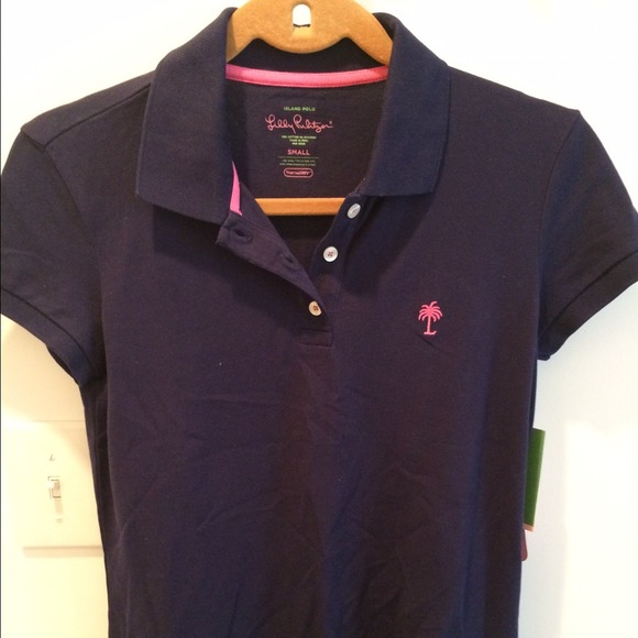 Navy Lilly Pulitzer Polo