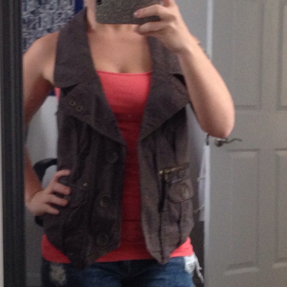 Brown vest