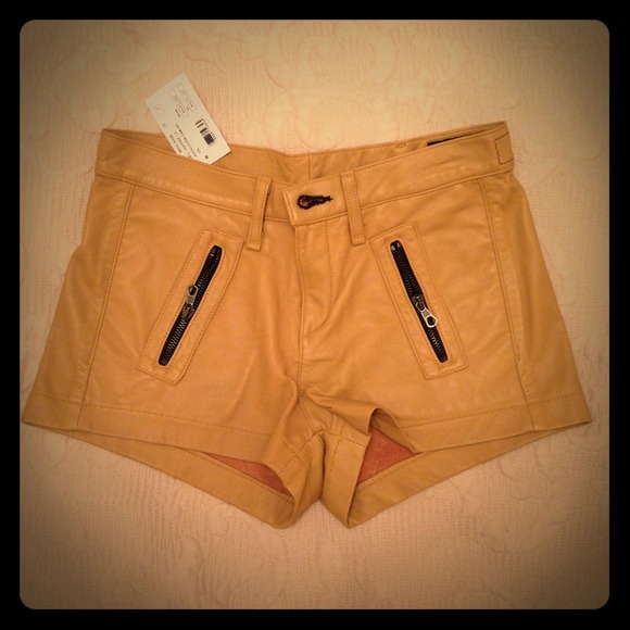 💥SOLD💥Rag & Bone Leather Shorts