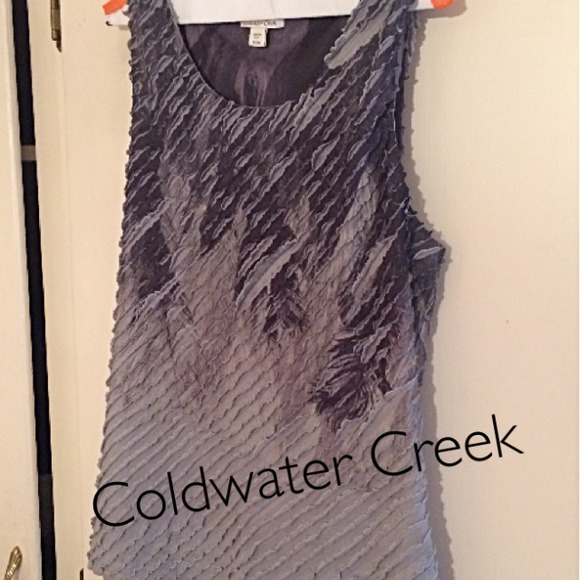 Coldwater Creek Ruffle Tank Top