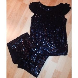 Sequin dressy set