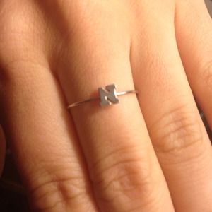 Real silver american apparel ring