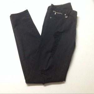 AX Black Ripped Jeans