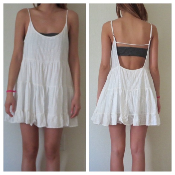 white brandy melville dress