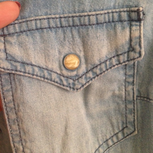 Zara Tops - Zara Jean Shirt Zara Tops - Zara Jean Shirt