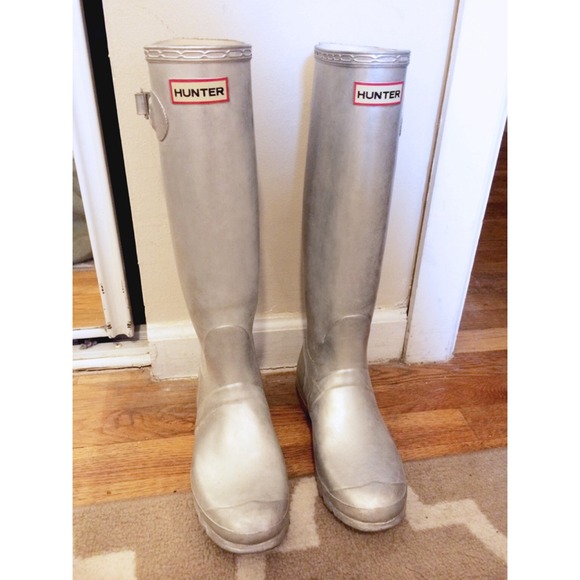 Women's Hunter "original tall" rainboot | Silver