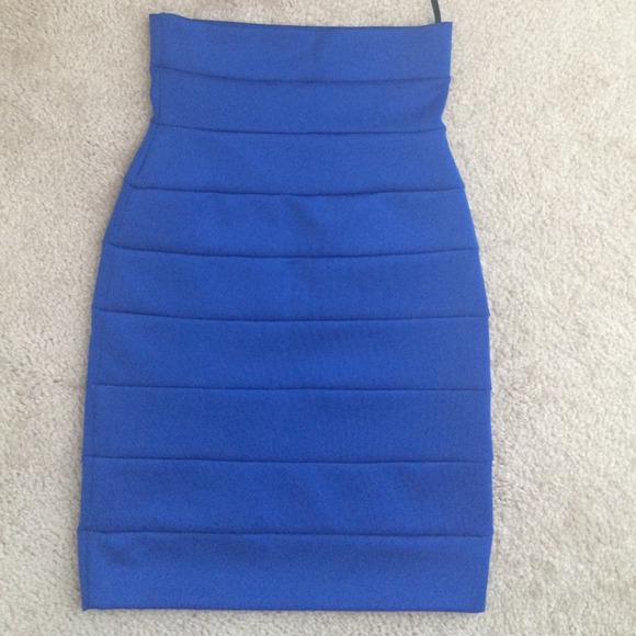 Royal Blue Pencil Skirt
