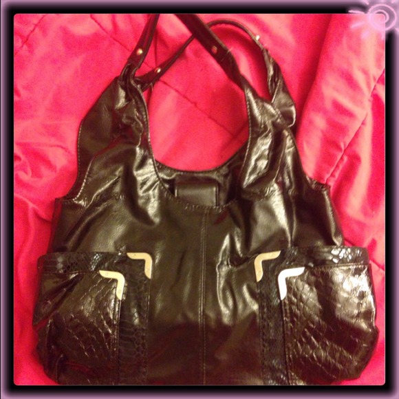 ⭐️ Braciano pleather black bag