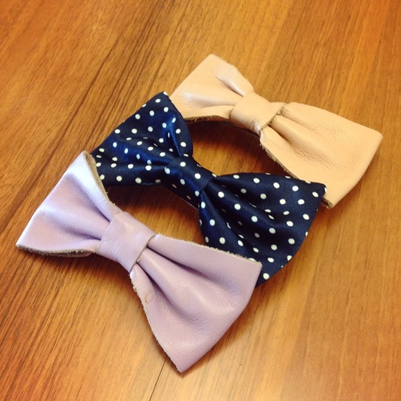 American Apparel hair bows. Set of three.