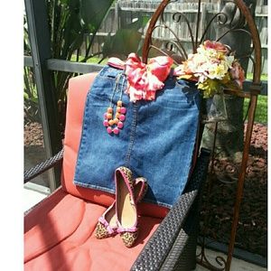 ✂️️CCO✂️Adorable Talbots Denim Skirt