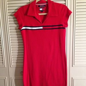 🎉 A HOT Red Tommy Hilfiger Dress. Never worn
