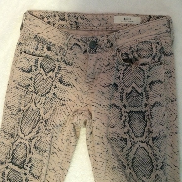 Snakeskin style skinny jeans - Picture 2 of 2