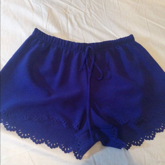 Royal blue sexy shorts