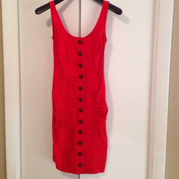 Betsy Johnson red Queen of Hearts dress